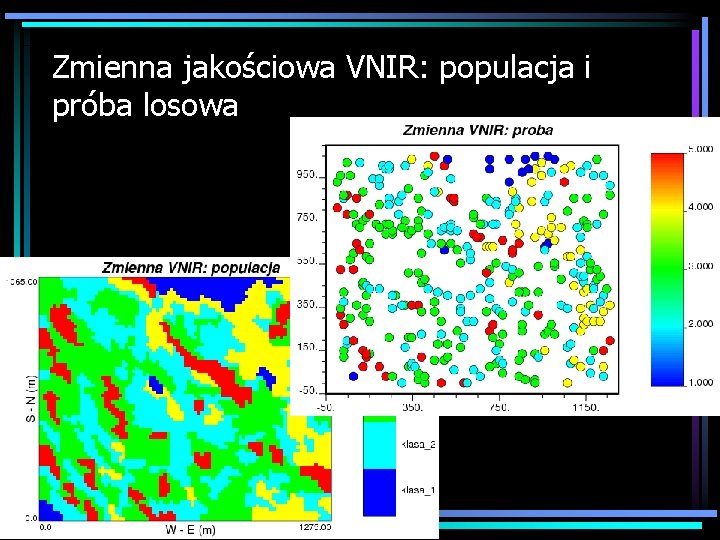 Zmienna jakościowa VNIR: populacja i próba losowa 