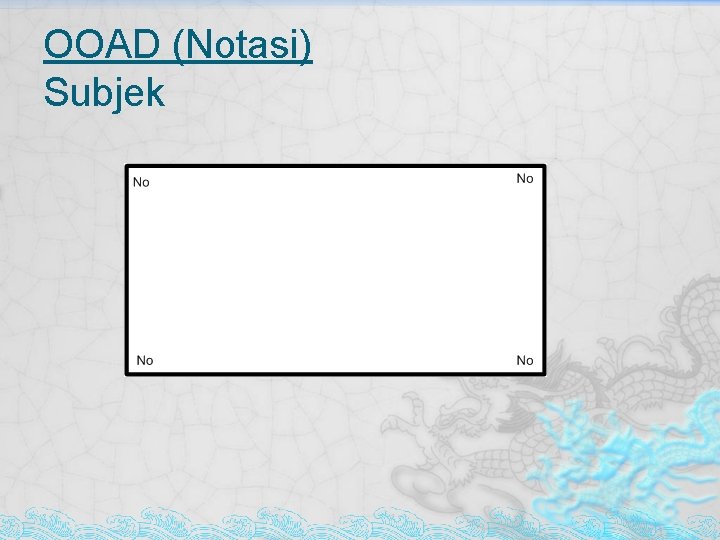 OOAD (Notasi) Subjek OOAD (Notasi) Subjek