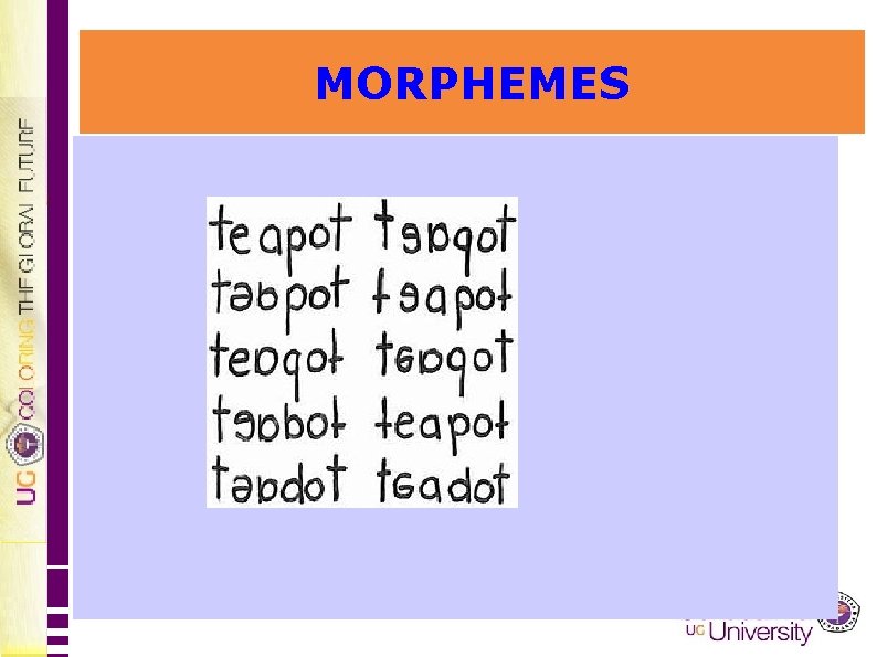 MORPHEMES 