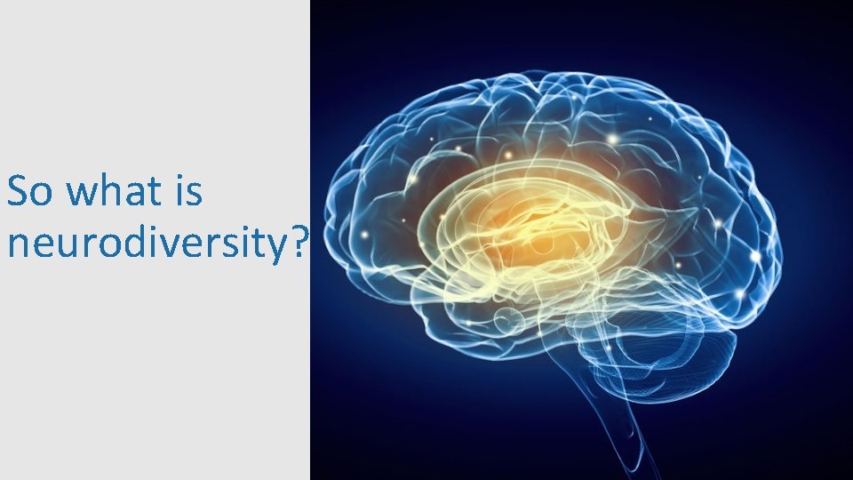 So what is neurodiversity? 14 So what is neurodiversity? 14