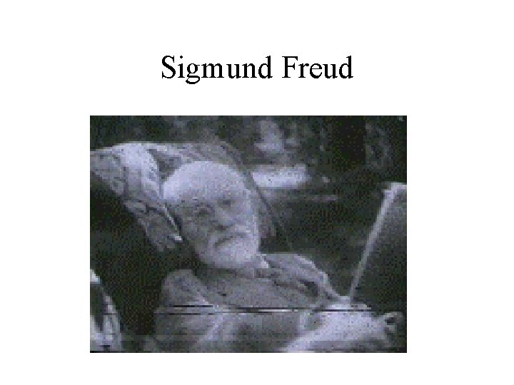 Sigmund Freud 