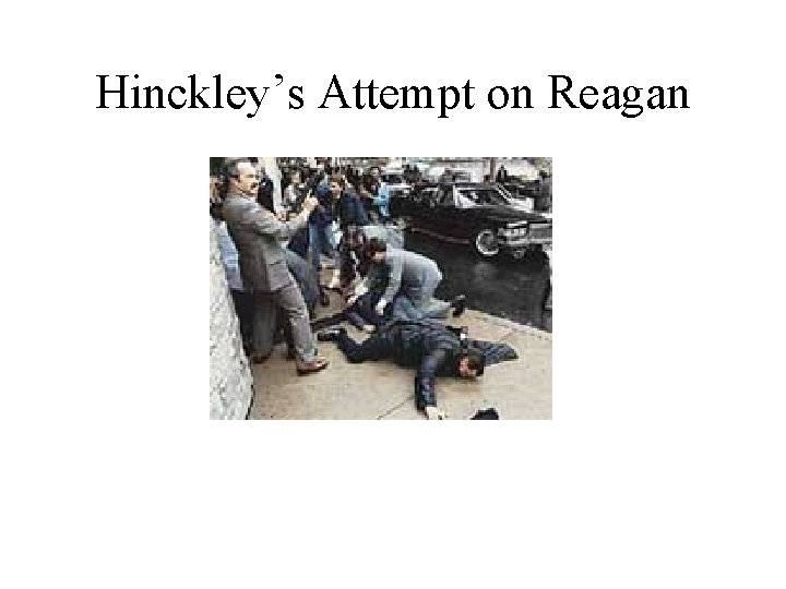 Hinckley’s Attempt on Reagan 