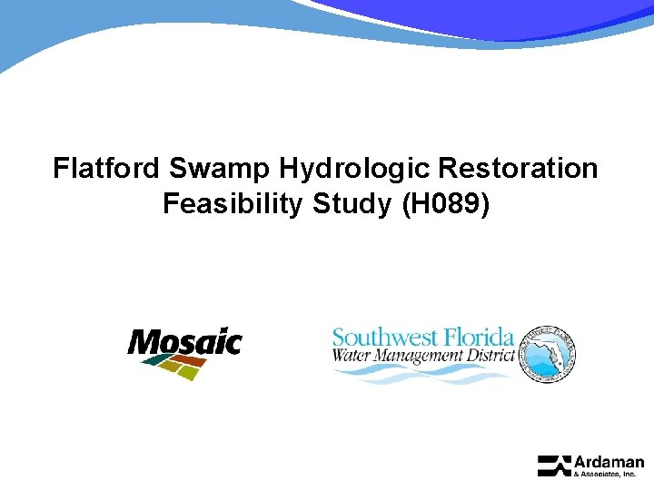 Flatford Swamp Hydrologic Restoration Feasibility Study (H 089) 
