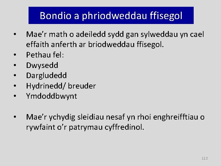 Bondio a phriodweddau ffisegol • • Mae’r math o adeiledd sydd gan sylweddau yn