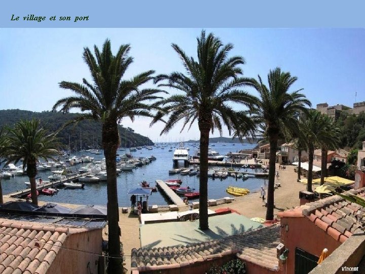 Le village et son port 