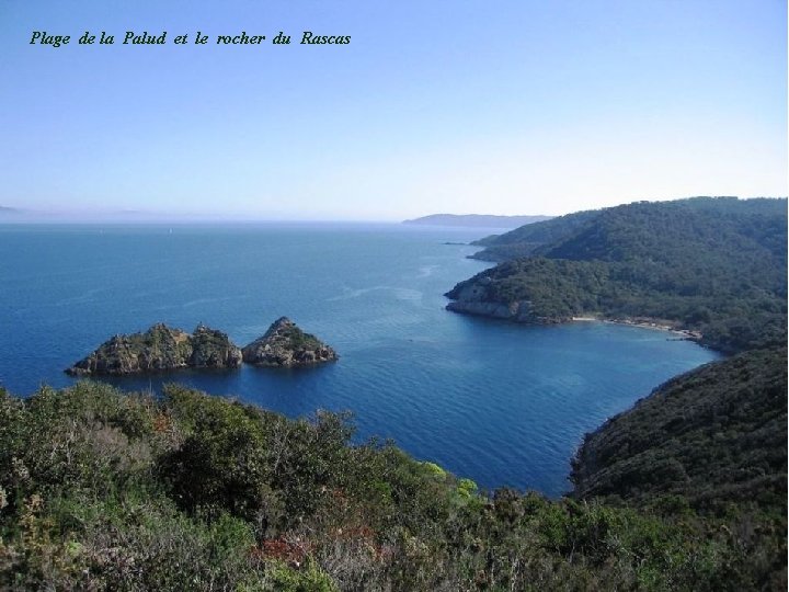 Plage de la Palud et le rocher du Rascas 