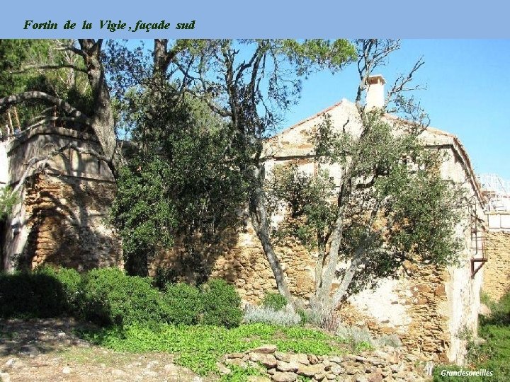 Fortin de la Vigie , façade sud 