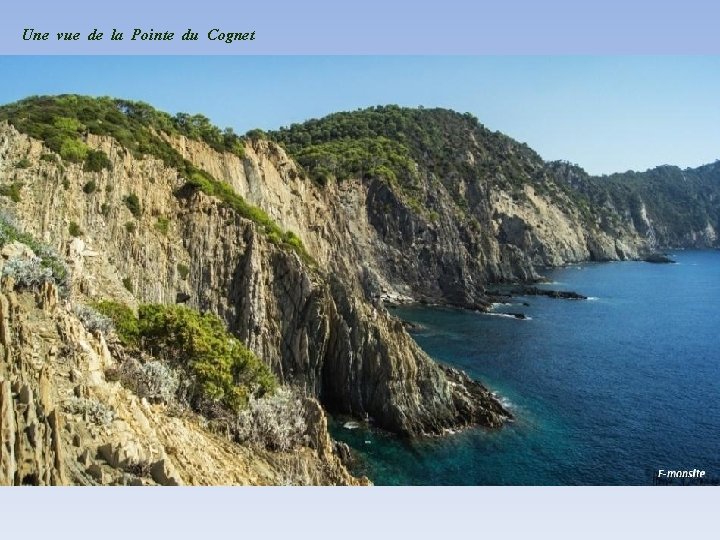 Une vue de la Pointe du Cognet 