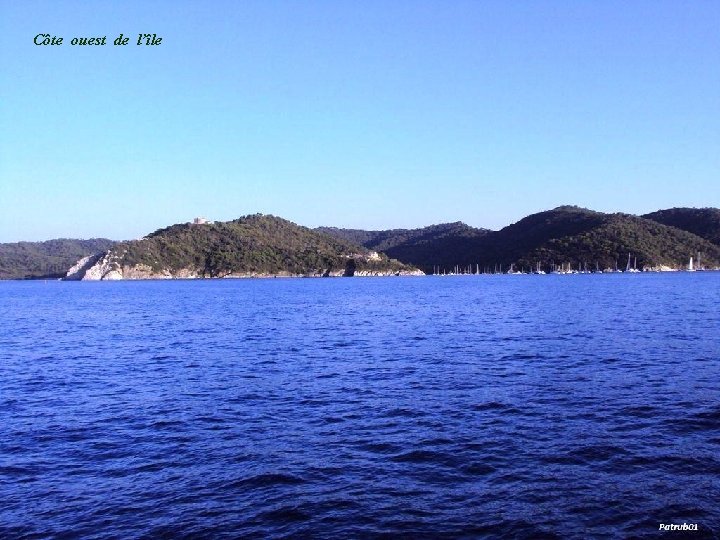 Côte ouest de l’île 