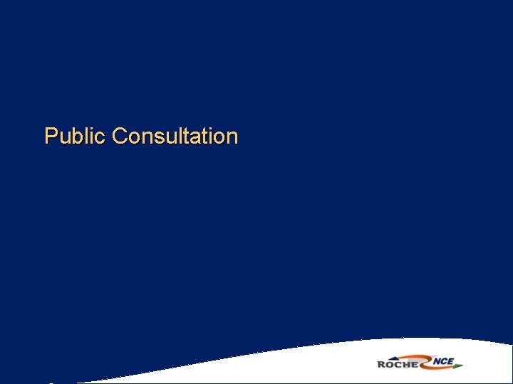 Public Consultation 