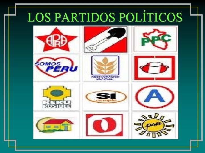 LOS PARTIDOS POLÍTICOS 