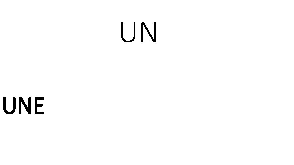 UN UNE 