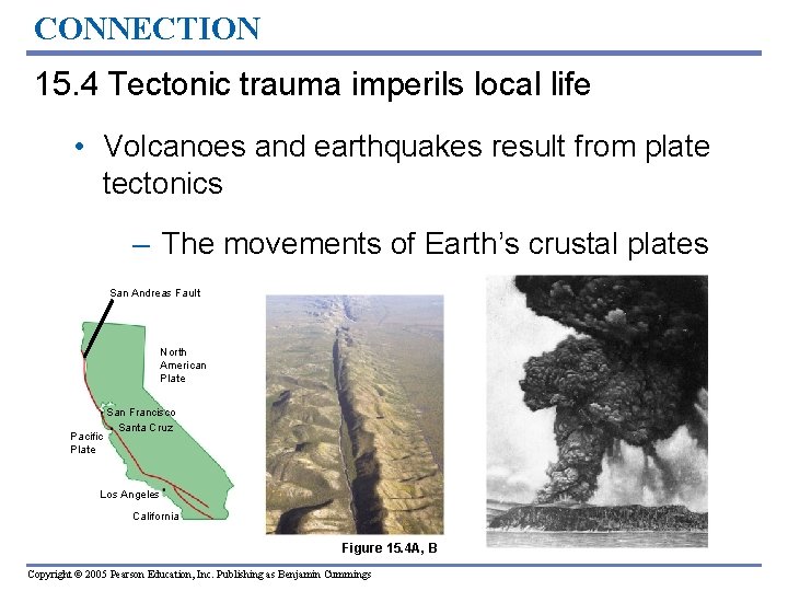 CONNECTION 15. 4 Tectonic trauma imperils local life • Volcanoes and earthquakes result from CONNECTION 15. 4 Tectonic trauma imperils local life • Volcanoes and earthquakes result from
