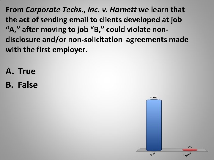 From Corporate Techs. , Inc. v. Harnett we learn that the act of sending From Corporate Techs. , Inc. v. Harnett we learn that the act of sending