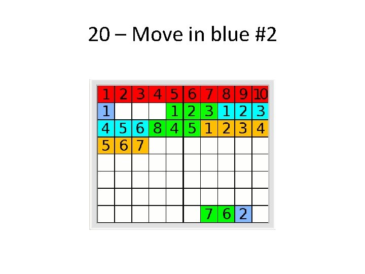 20 – Move in blue #2 