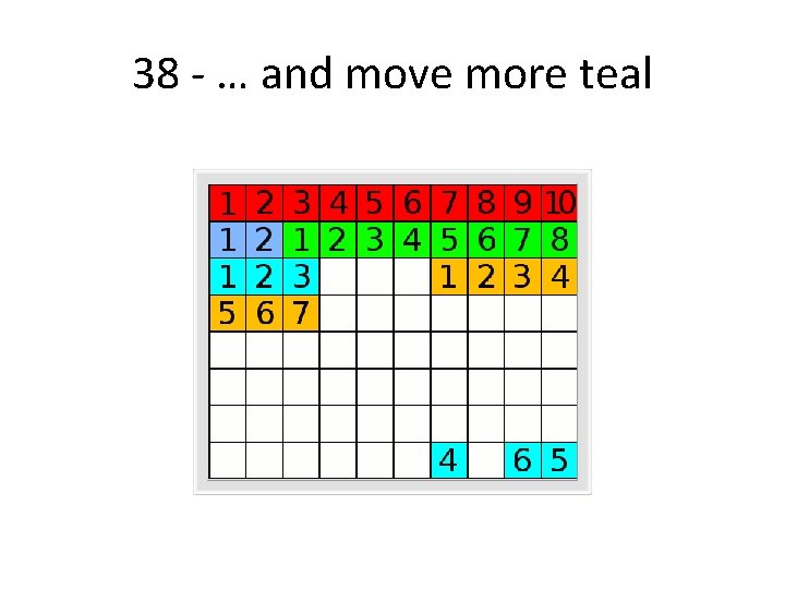 38 - … and move more teal 