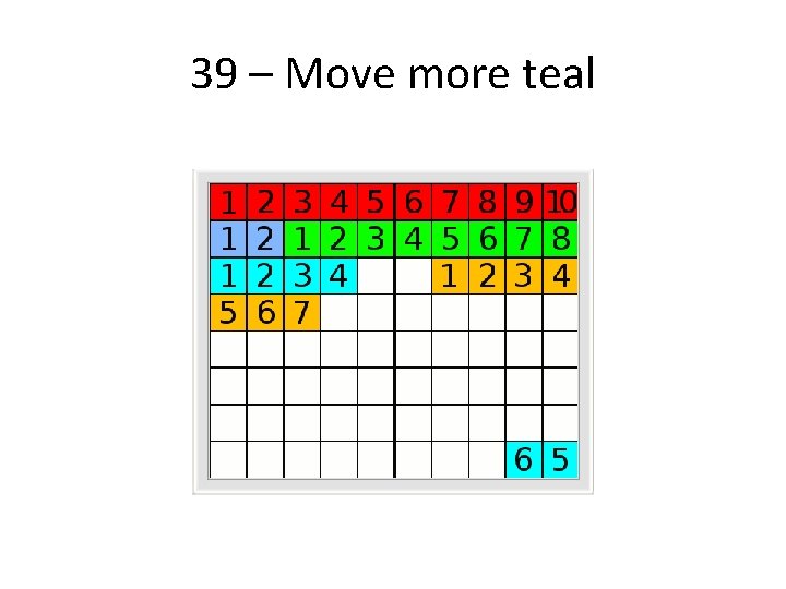 39 – Move more teal 