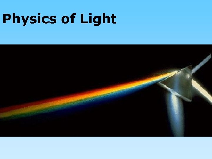Physics of Light 