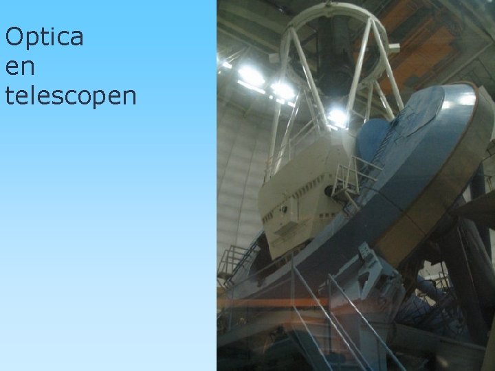 Optica en telescopen 