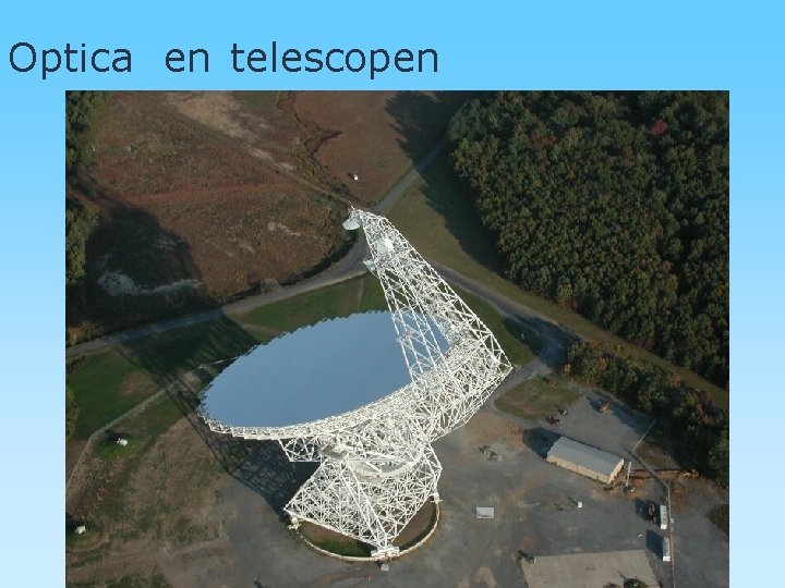 Optica en telescopen 