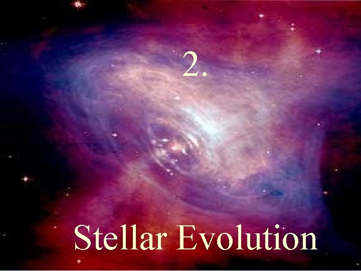 2. Stellar Evolution 