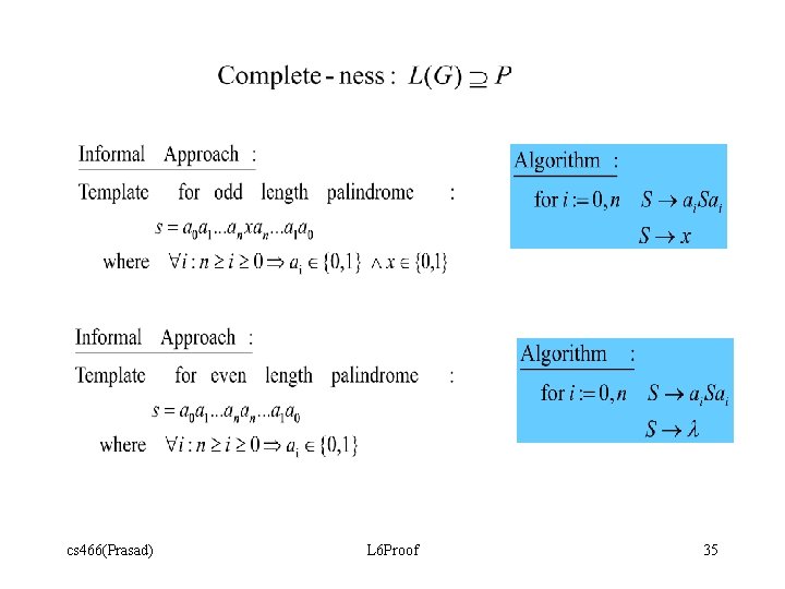cs 466(Prasad) L 6 Proof 35 cs 466(Prasad) L 6 Proof 35