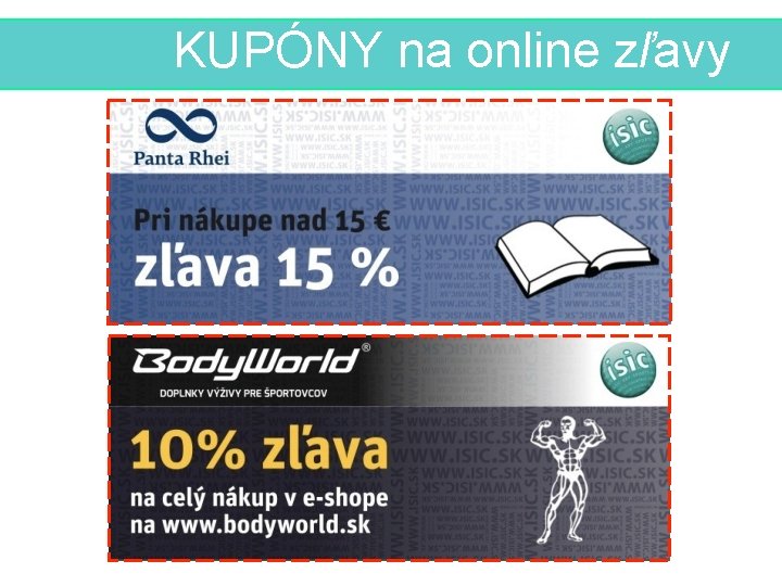 KUPÓNY na online zľavy 