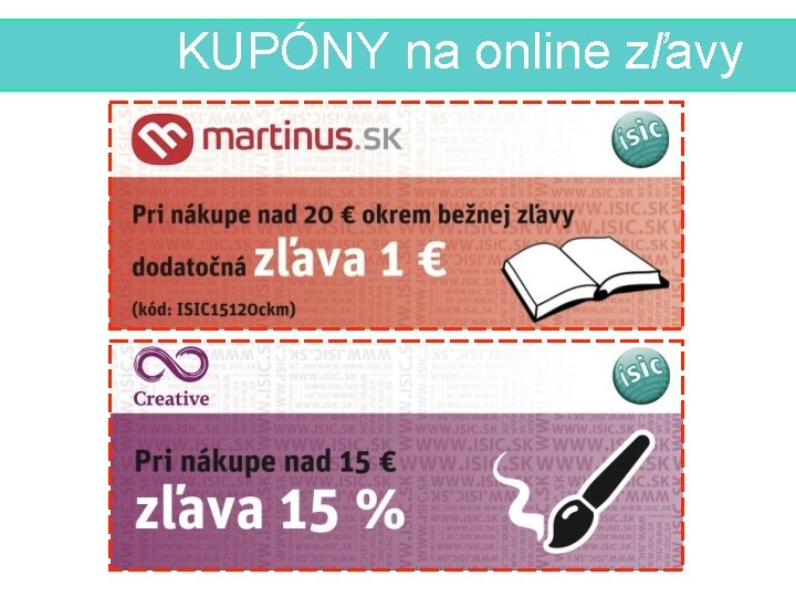 KUPÓNY na online zľavy 