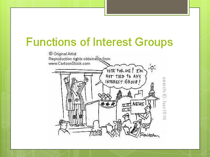 Functions of Interest Groups 