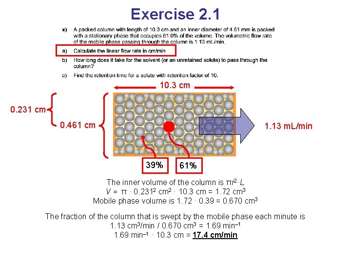 Exercise 2. 1 10. 3 cm 0. 231 cm 0. 461 cm 1. 13