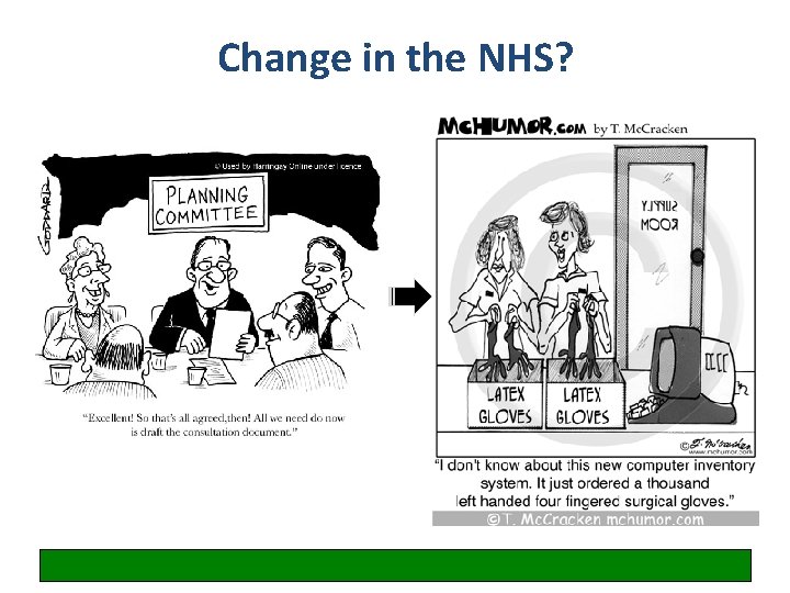 Change in the NHS? 