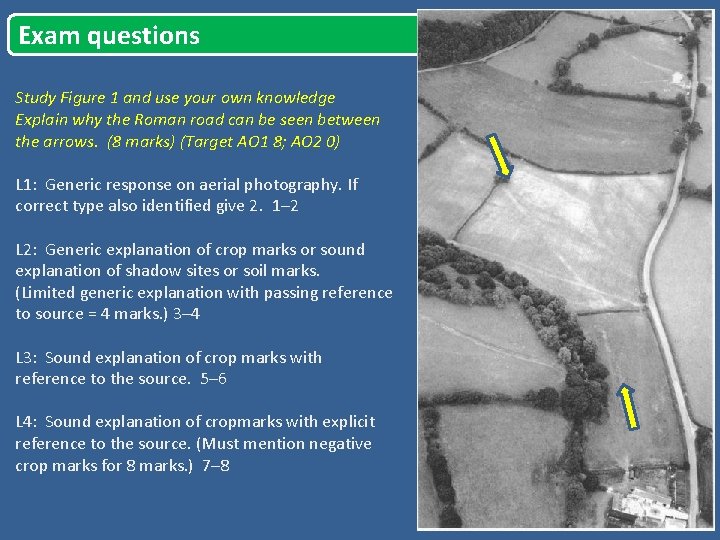 Exam questions Study Figure 1 and use your own knowledge Explain why the Roman