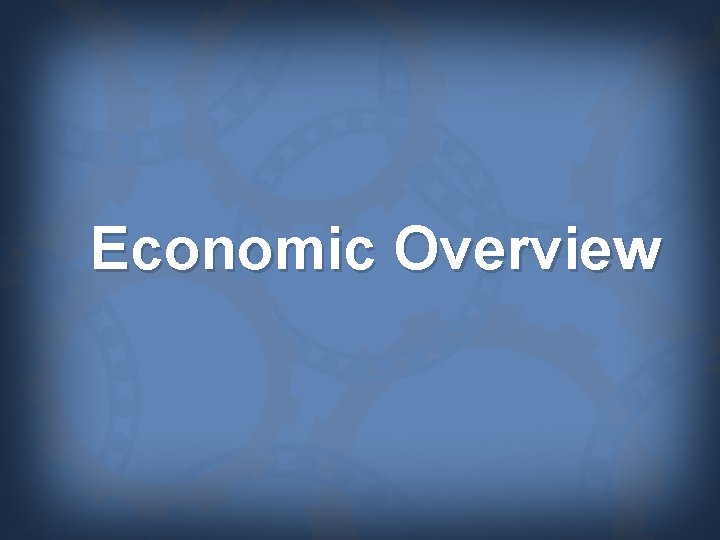 Economic Overview 