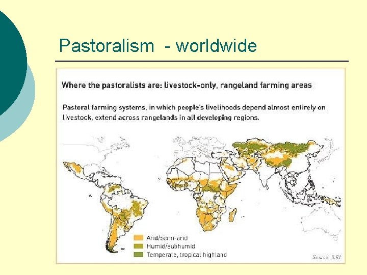 Pastoralism - worldwide 