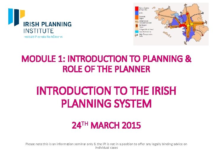 MODULE 1 INTRODUCTION TO PLANNING ROLE OF THE