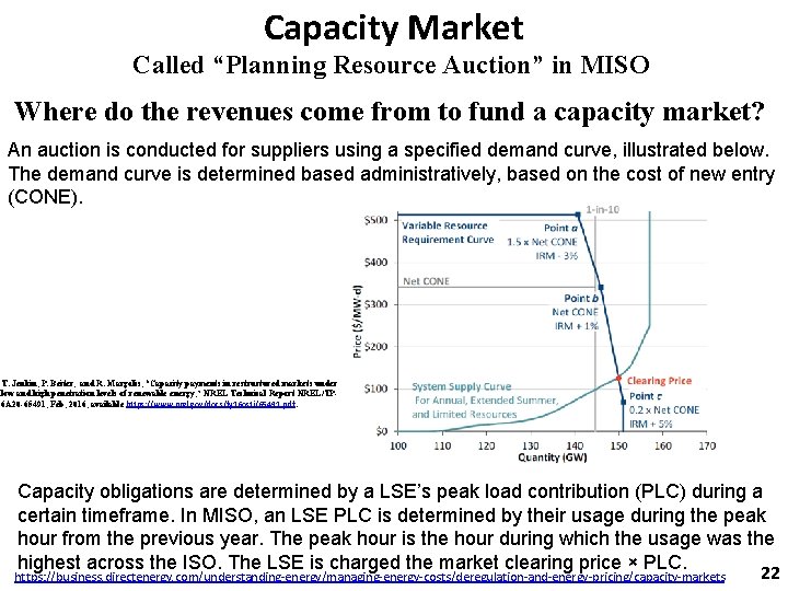 Capacity Market Called “Planning Resource Auction” in MISO Where do the revenues come from