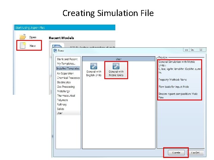 Creating Simulation File 7 