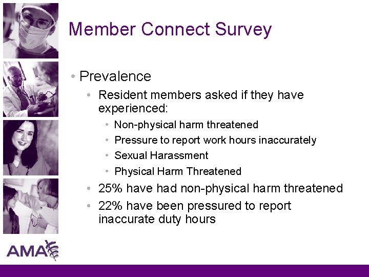 Member Connect Survey • Prevalence • Resident members asked if they have experienced: •