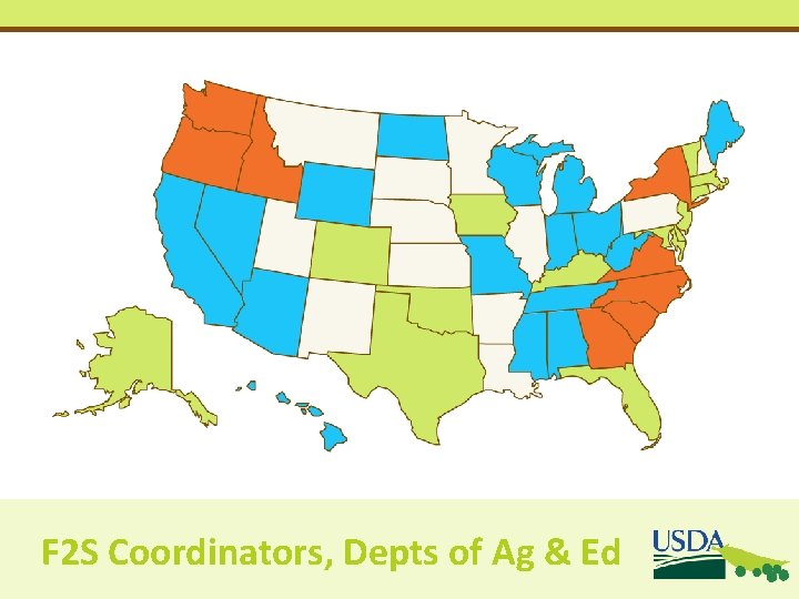 F 2 S Coordinators, Depts of Ag & Ed F 2 S Coordinators, Depts of Ag & Ed