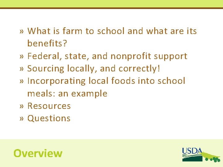 » What is farm to school and what are its benefits? » Federal, state, » What is farm to school and what are its benefits? » Federal, state,