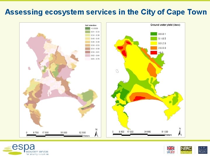 Assessing ecosystem services in the City of Cape Town 