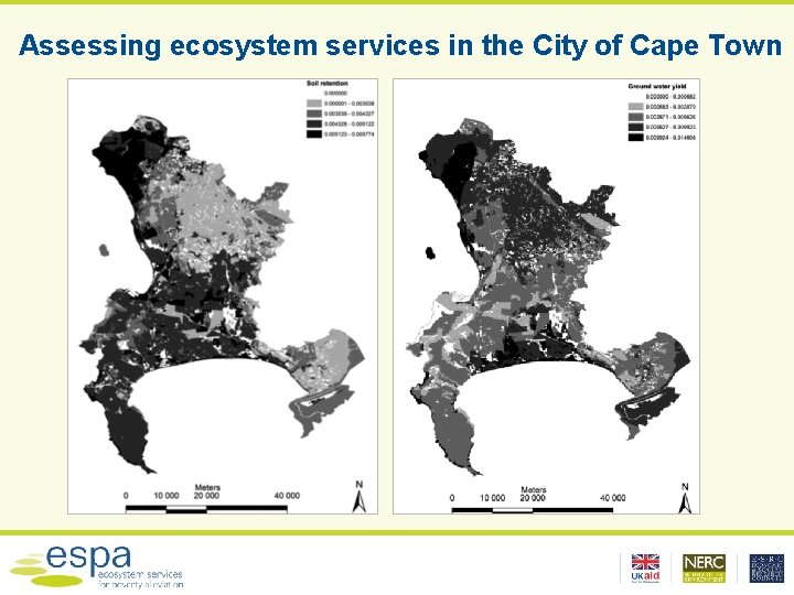 Assessing ecosystem services in the City of Cape Town 