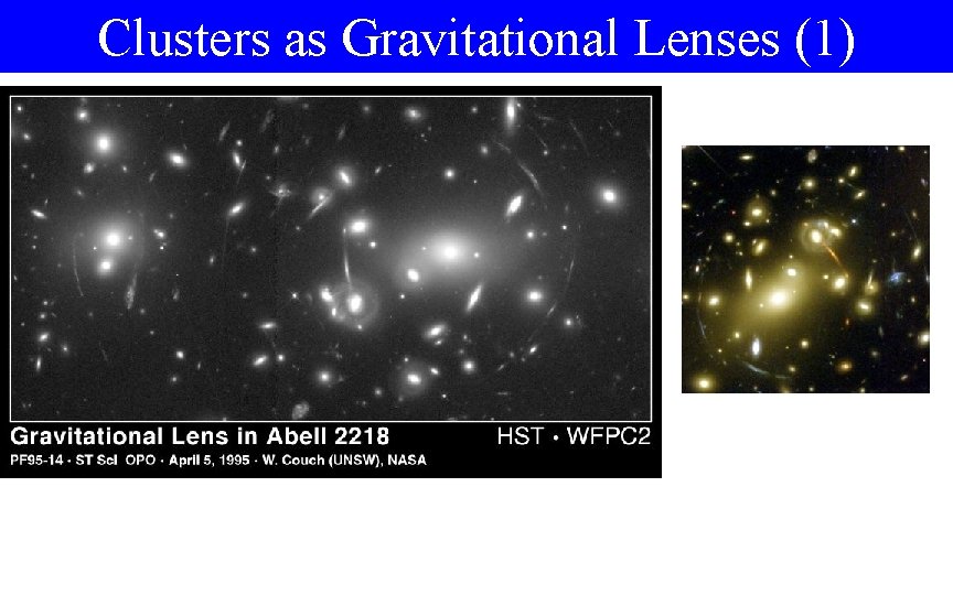 Clusters as Gravitational Lenses (1) 