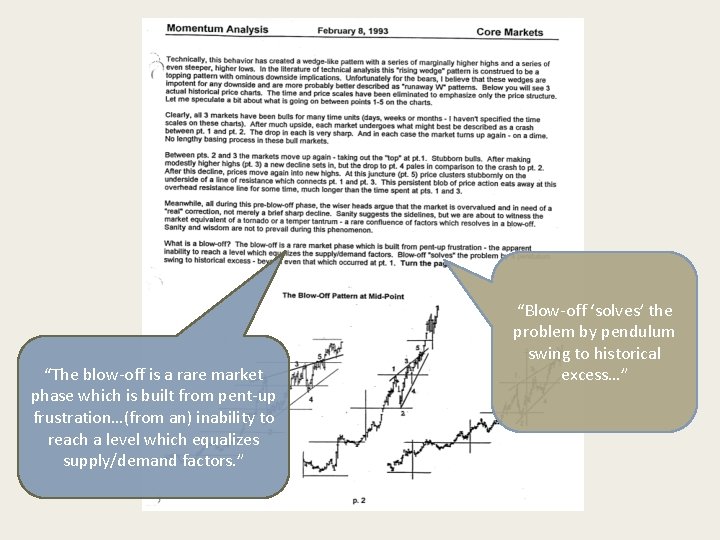 “The blow-off is a rare market phase which is built from pent-up frustration…(from an)