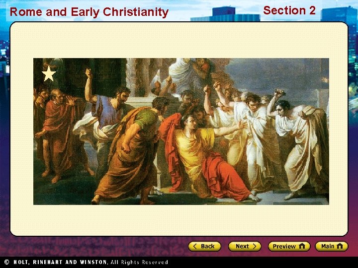 Rome and Early Christianity Section 2 