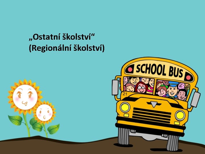 „Ostatní školství“ (Regionální školství) 