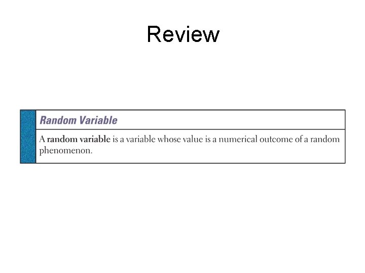 Review 