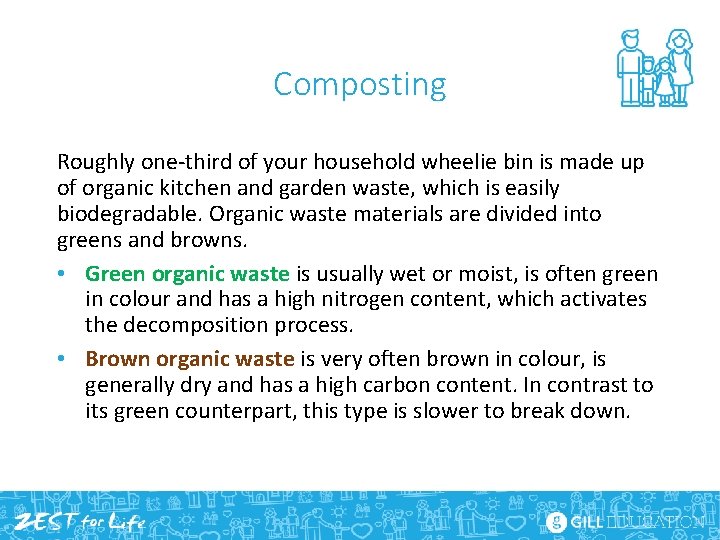 Composting Roughly one-third of your household wheelie bin is made up of organic kitchen