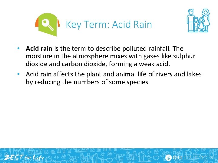 Key Term: Acid Rain • Acid rain is the term to describe polluted rainfall.