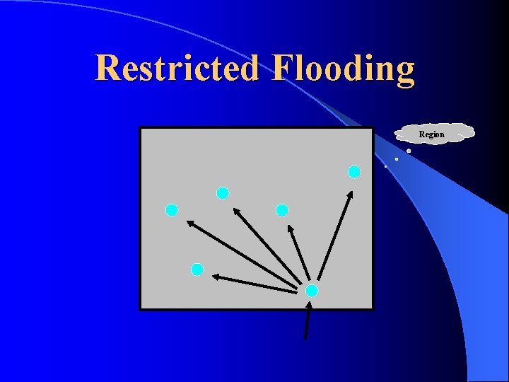 Restricted Flooding Region Restricted Flooding Region